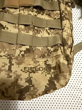 Fieldline Tactical Camo MOLLE Backpack Pouch - Desert Digital- military